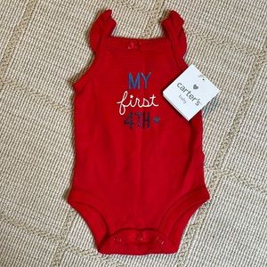 Carters 4th of July onesie (newborn)